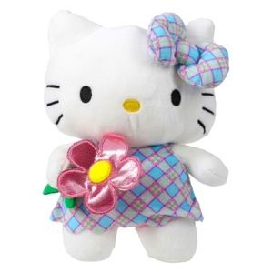 Hello Kitty Flower Plush 8in NWT
